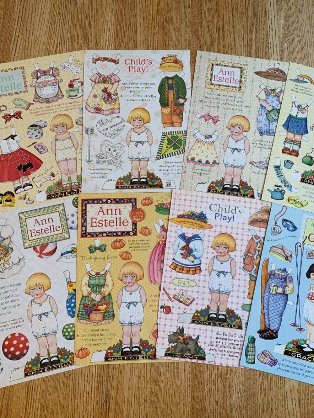 Paper Doll Ephemera, Mary Engelbreit's Anne Estelle.  Buyer receives all.